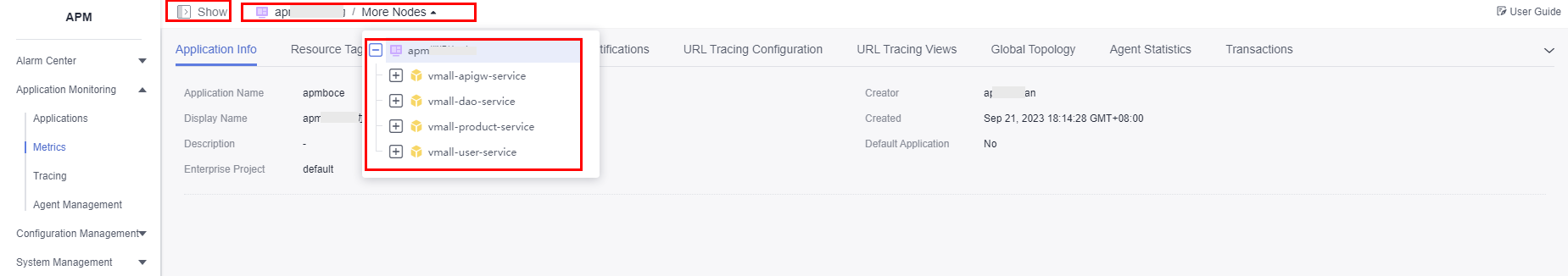 **Figure 3** Selecting a node