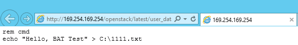 **Figure 4** Viewing user data in 1111.txt