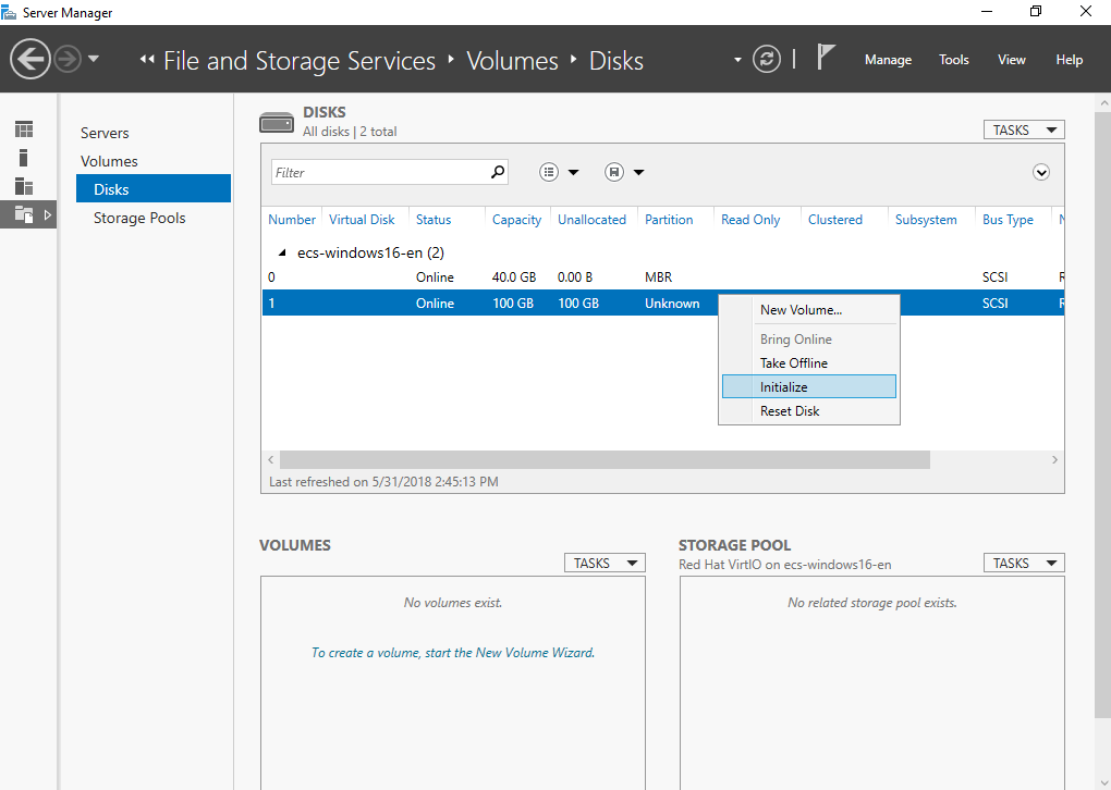 **Figure 5** Bring online succeeded