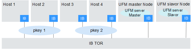 **Figure 2** IB network isolation