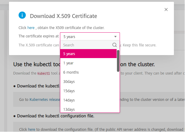 **Figure 1** Downloading a certificate