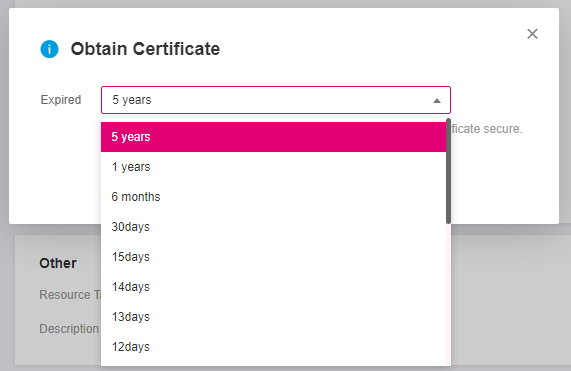 **Figure 1** Downloading a certificate