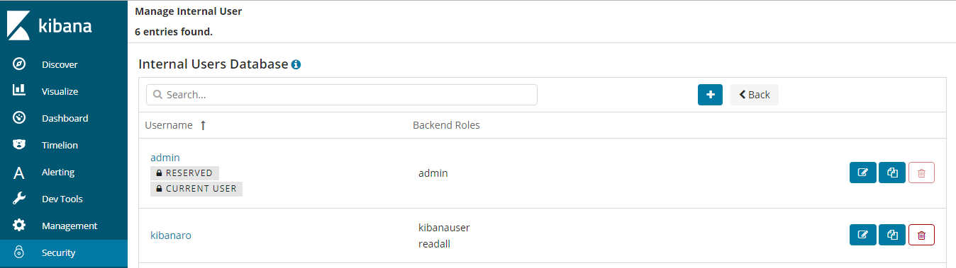 **Figure 1** Configuring users