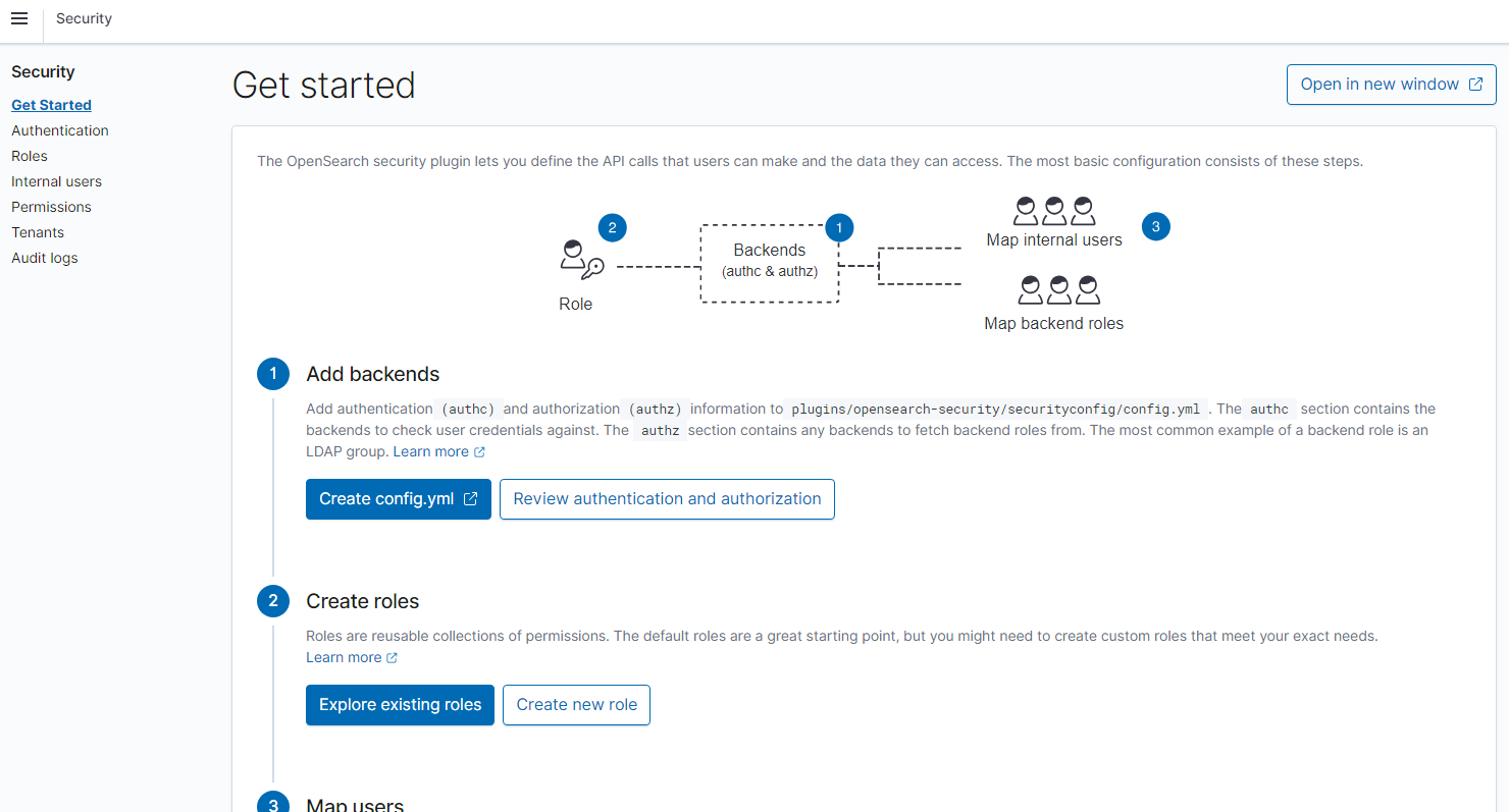 **Figure 2** Going to the Security page