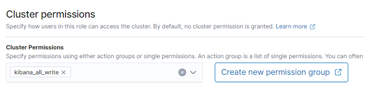 **Figure 7** Assigning cluster-level permissions