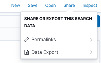 **Figure 1** Exporting data