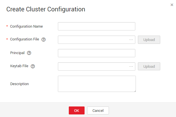 **Figure 2** Creating cluster configurations