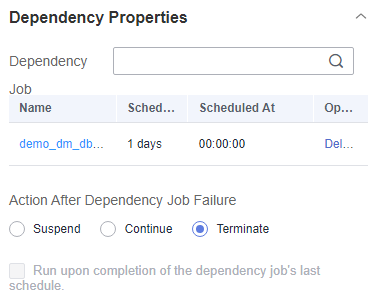 **Figure 1** Job dependency attributes