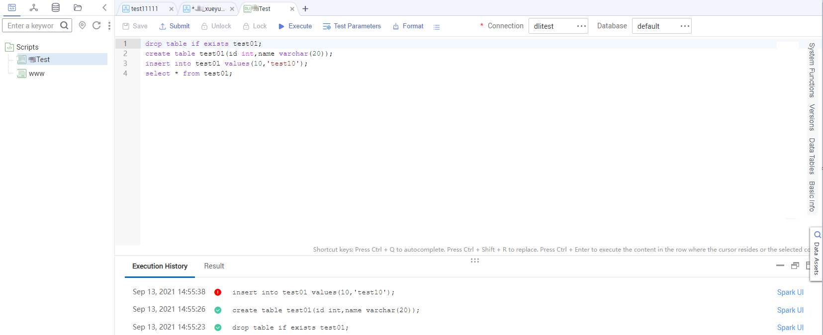 **Figure 1** Developing a script