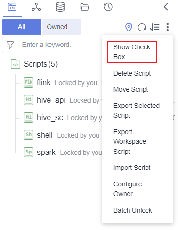 **Figure 1** Clicking Show Check Box