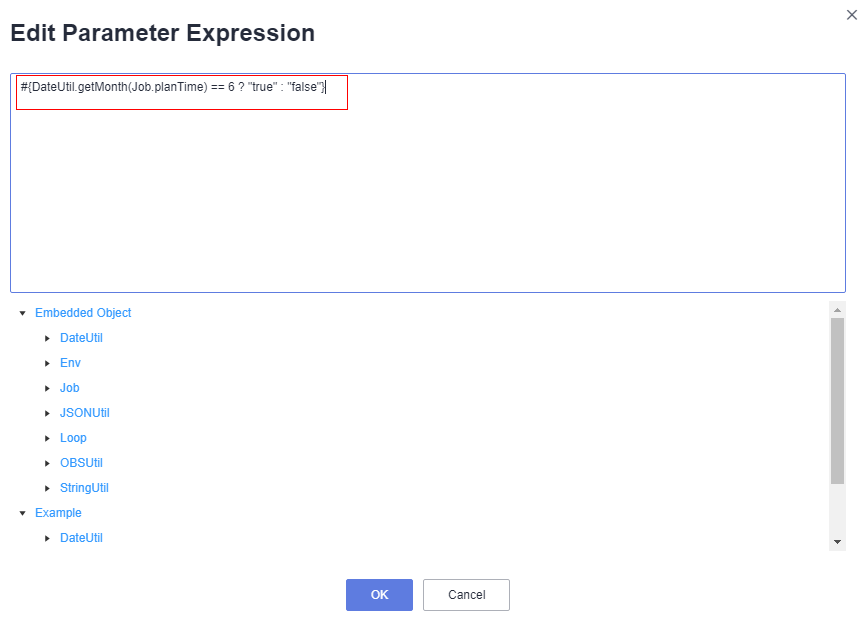 **Figure 3** Condition expression
