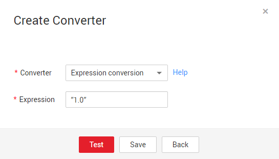 **Figure 4** Configuring a field converter