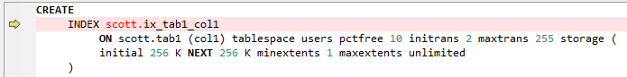 **Figure 1** Input: INDEX