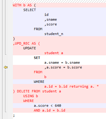 **Figure 12** Output - MERGE