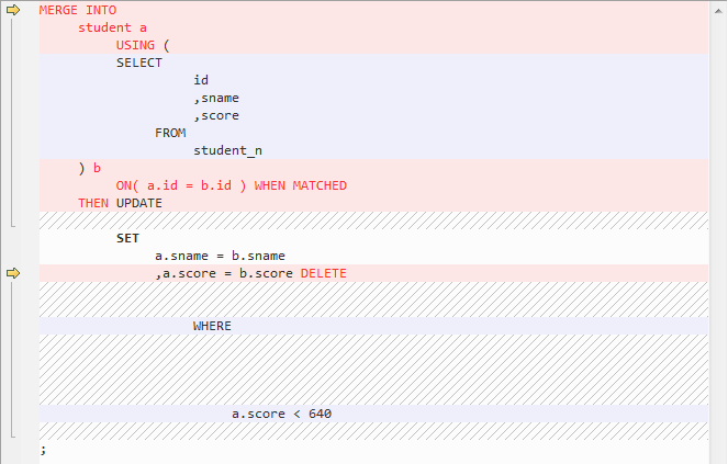 **Figure 11** Input - MERGE