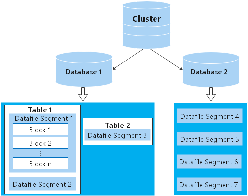 **Figure 2** Logical database architecture