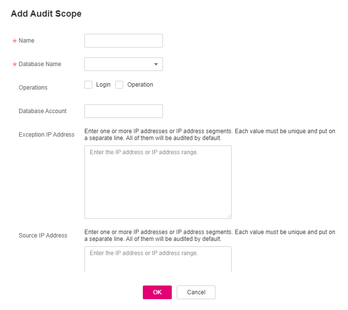 **Figure 1** Add Audit Scope dialog box