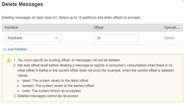 **Figure 1** Deleting messages