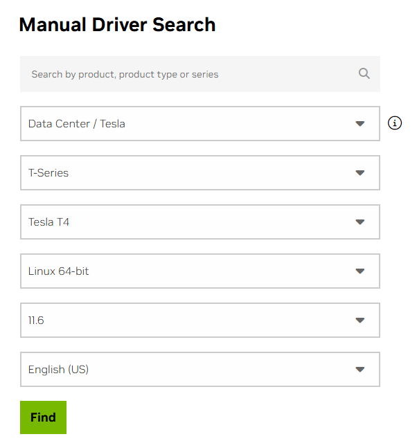 **Figure 1** Selecting the CUDA Toolkit version