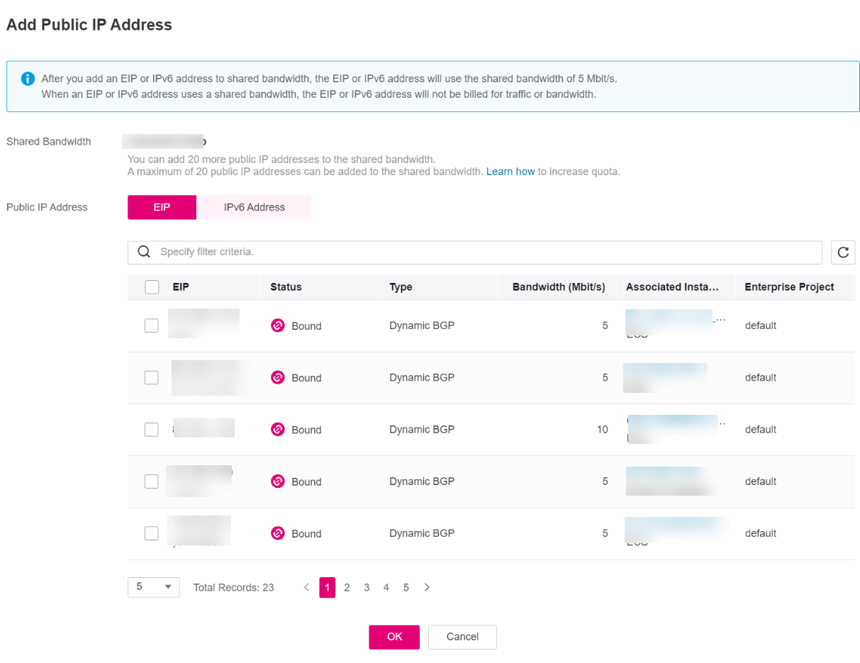 **Figure 1** Adding an EIP