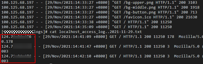 **Figure 6** Querying the source IP address