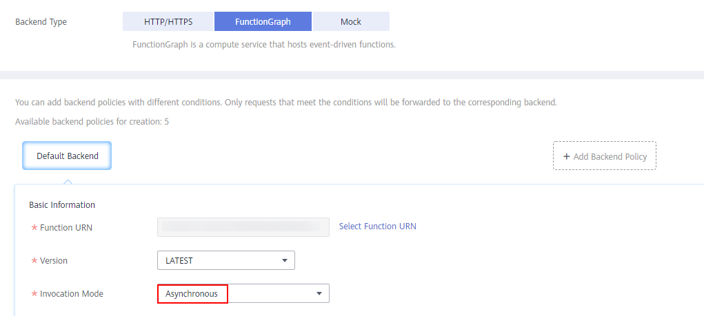 **Figure 3** Changing the invocation mode