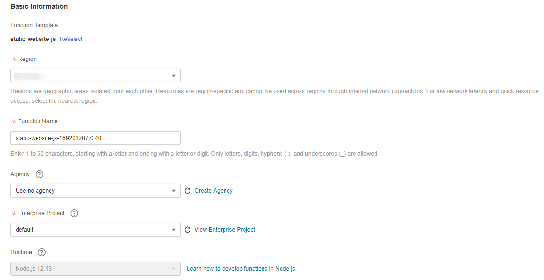 **Figure 2** Setting basic information