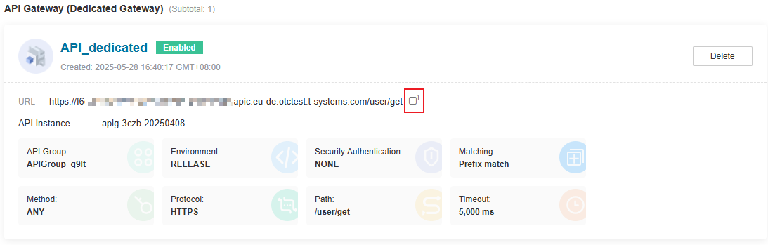 **Figure 6** Copying the URL