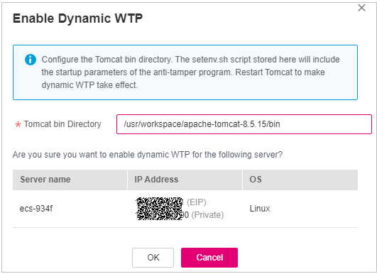 **Figure 3** Configuring a Tomcat directory