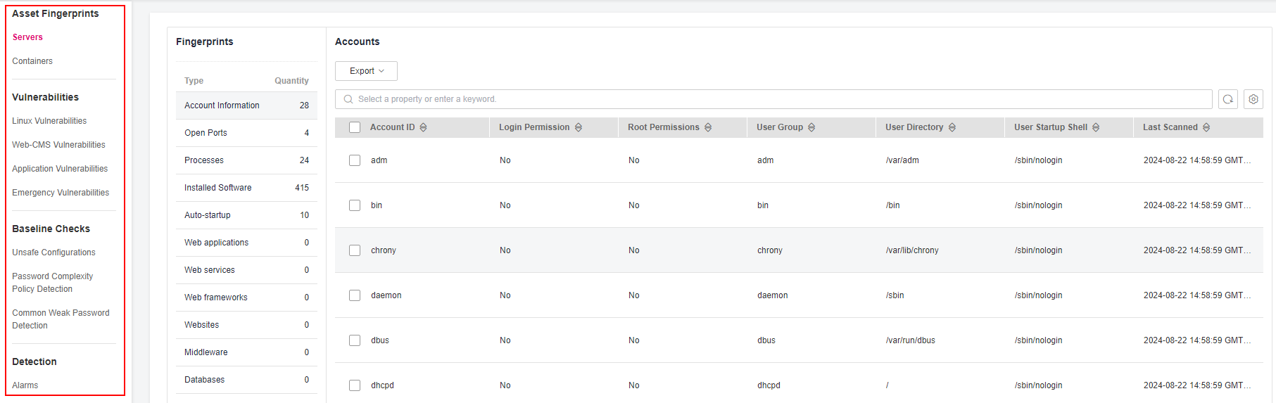 **Figure 5** Viewing the detection result