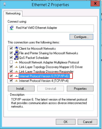 **Figure 5** Configuring dynamic IPv6 address assignment