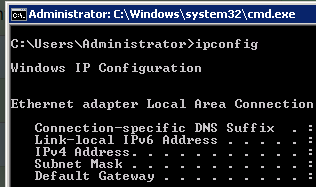 **Figure 3** IPv6 disabled