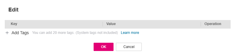 **Figure 2** Editing a tag