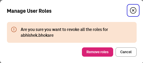 Revoke Roles of an IAM User
