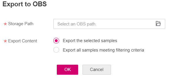 **Figure 4** Exporting to OBS
