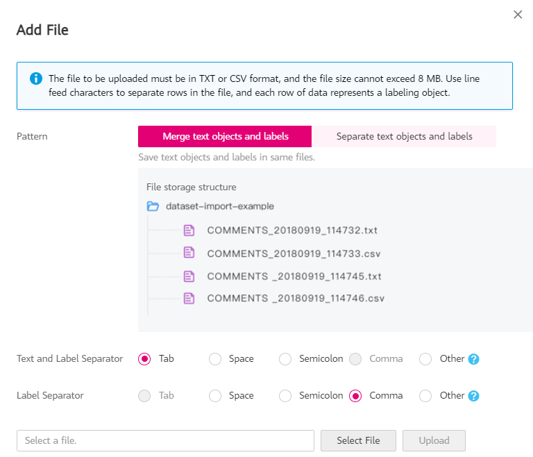 **Figure 4** Adding a file