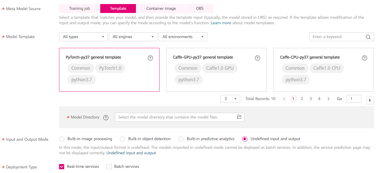 **Figure 1** Selecting a template