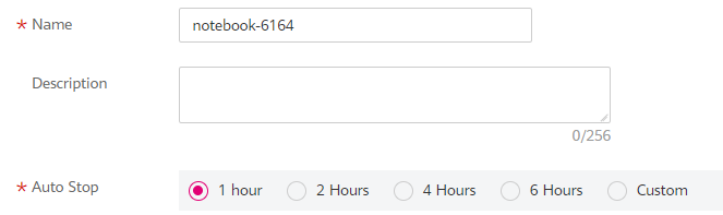 **Figure 2** Basic information of a notebook instance