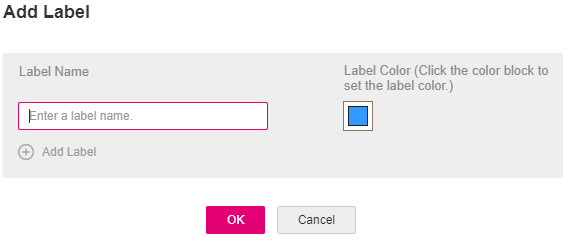 **Figure 3** Adding a label