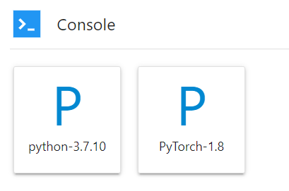 **Figure 5** Selecting an AI engine and creating a console