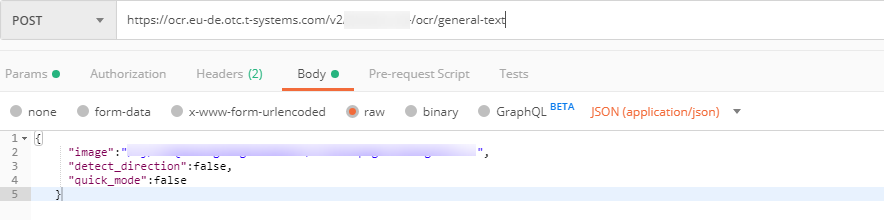 **Figure 6** Request body