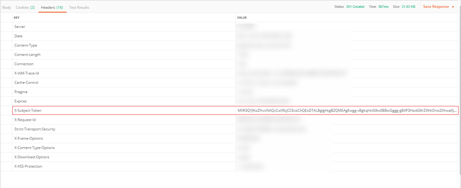 **Figure 4** Obtaining a token