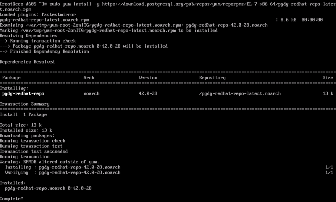 **Figure 2** Installing the RPM package