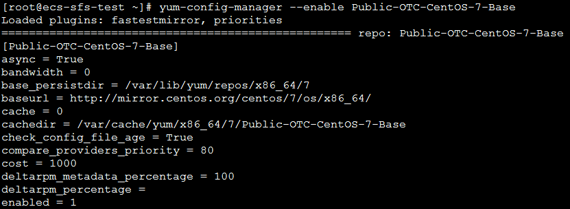 **Figure 2** Enabling a software repository