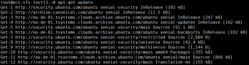 **Figure 9** Updating and adding repositories