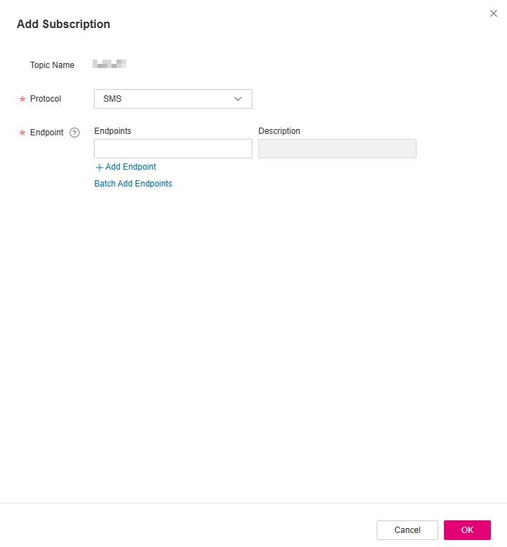 **Figure 1** Add Subscription