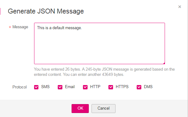 **Figure 1** Generate JSON Message