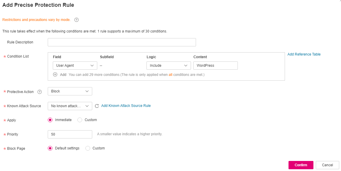 **Figure 3** User Agent configuration
